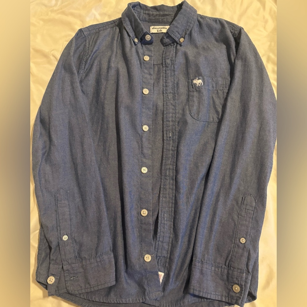Abercrombie Kids Light Blue Collared Shirt
